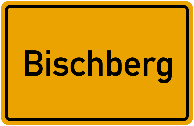 Ortsschild Bischberg