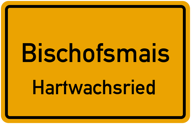 Ortsschild Bischofsmais