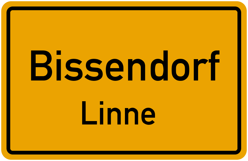 Ortsschild Bissendorf