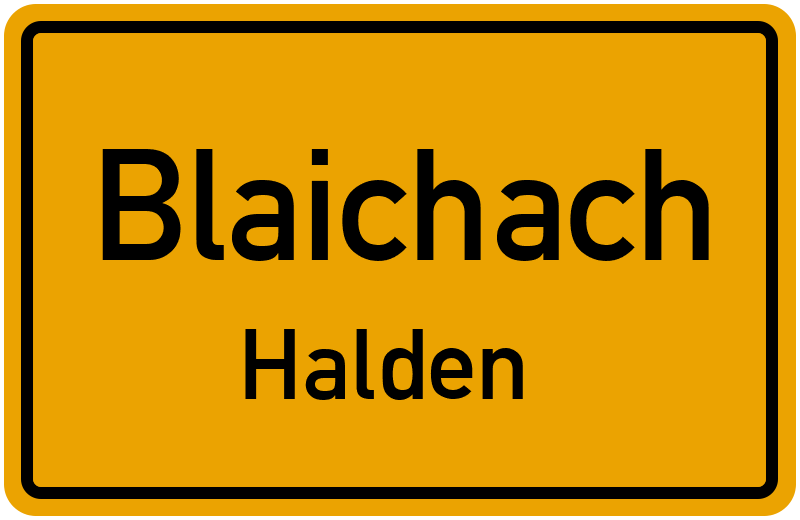 Ortsschild Blaichach