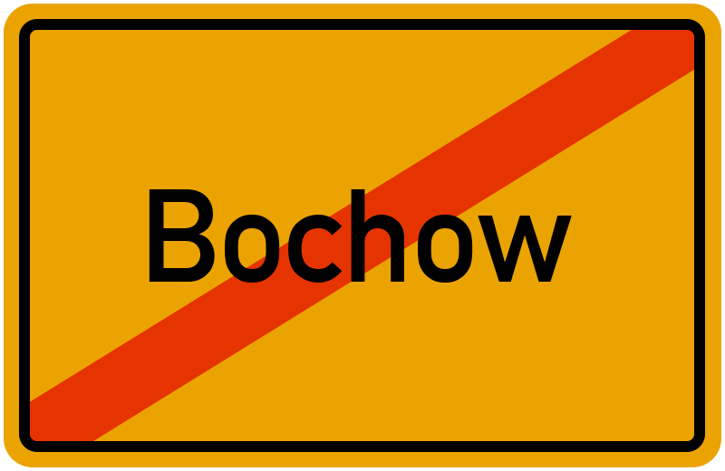 Ortsschild Bochow