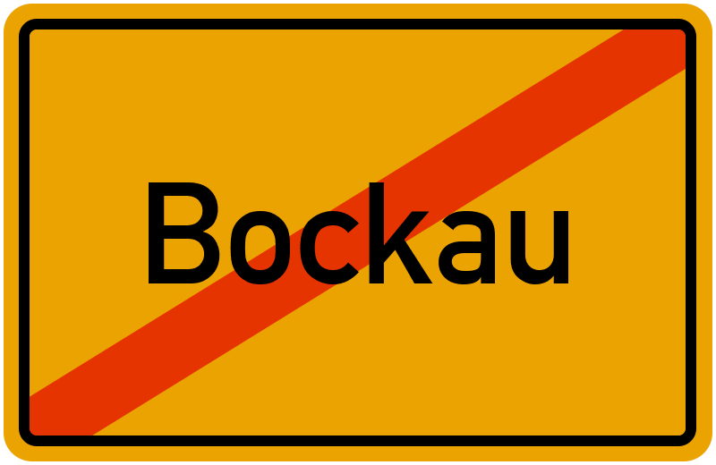 Ortsschild Bockau