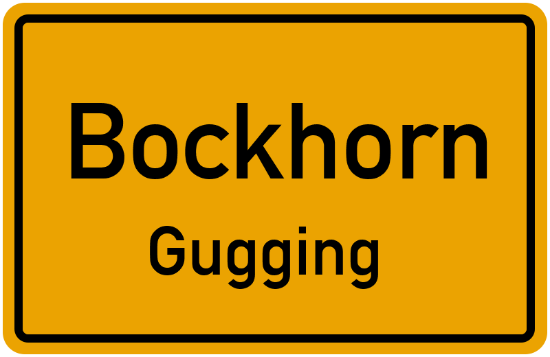 Ortsschild Bockhorn