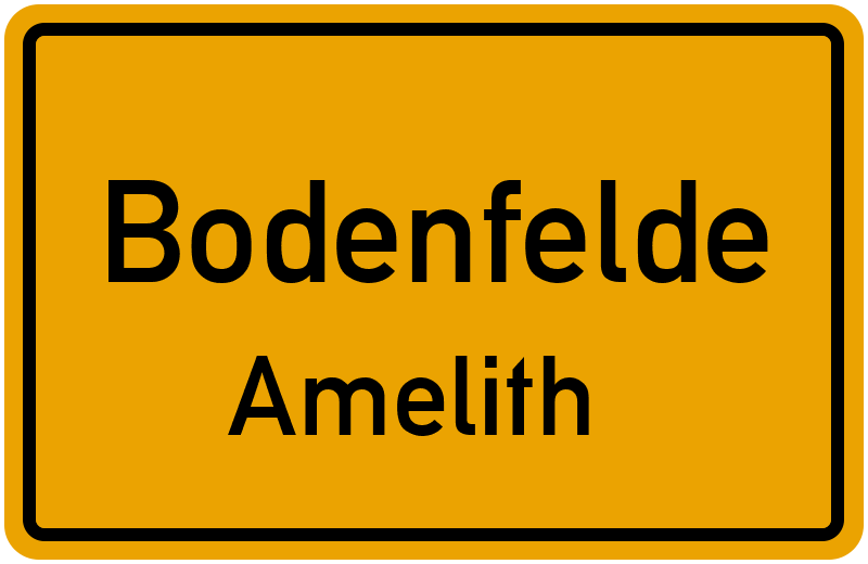 Ortsschild Bodenfelde