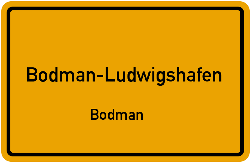 Ortsschild Bodman-Ludwigshafen