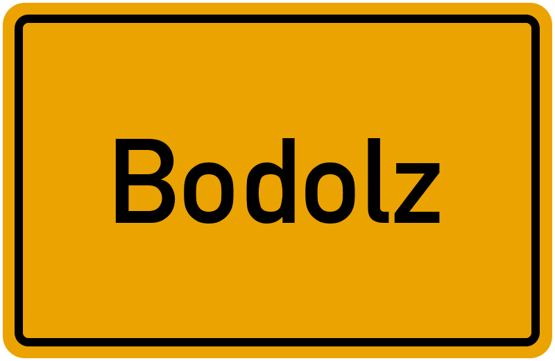 Ortsschild Bodolz