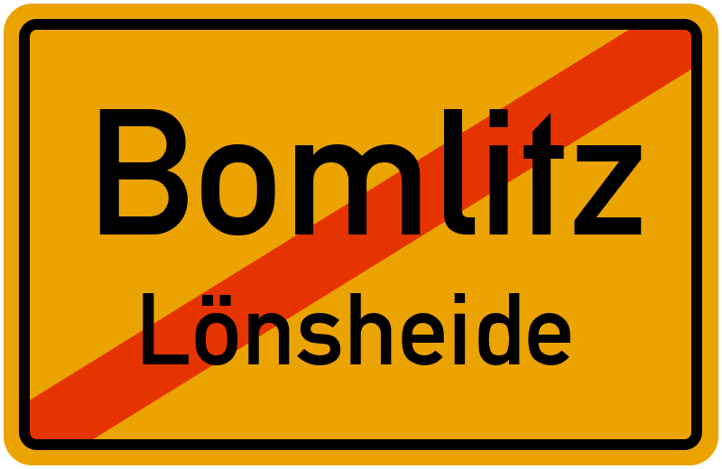 Ortsschild Bomlitz