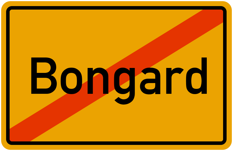 Ortsschild Bongard