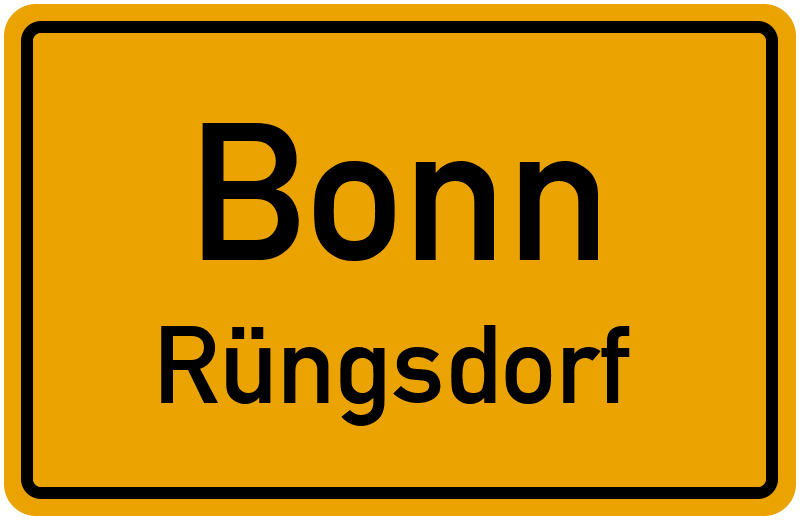 Ortsschild Bonn
