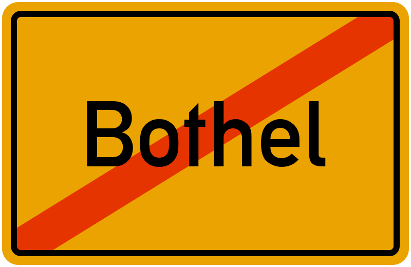 Ortsschild Bothel