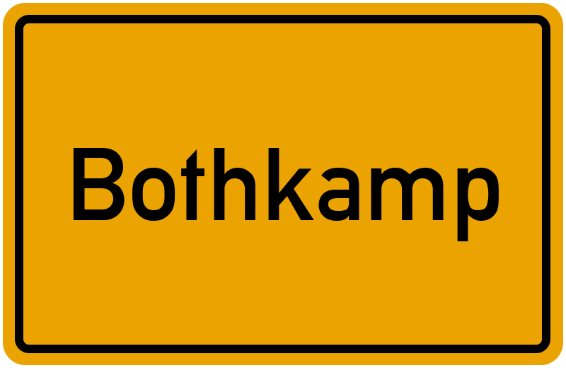 Ortsschild Bothkamp