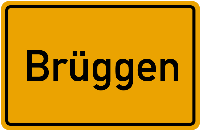 Ortsschild Brüggen