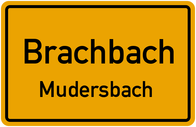 Ortsschild Brachbach