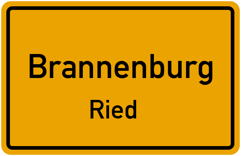 Ortsschild Brannenburg