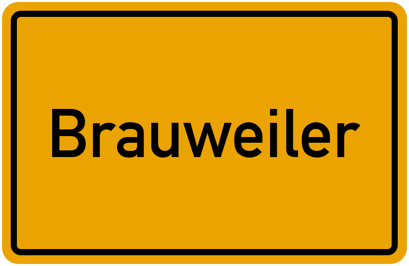 Ortsschild Brauweiler