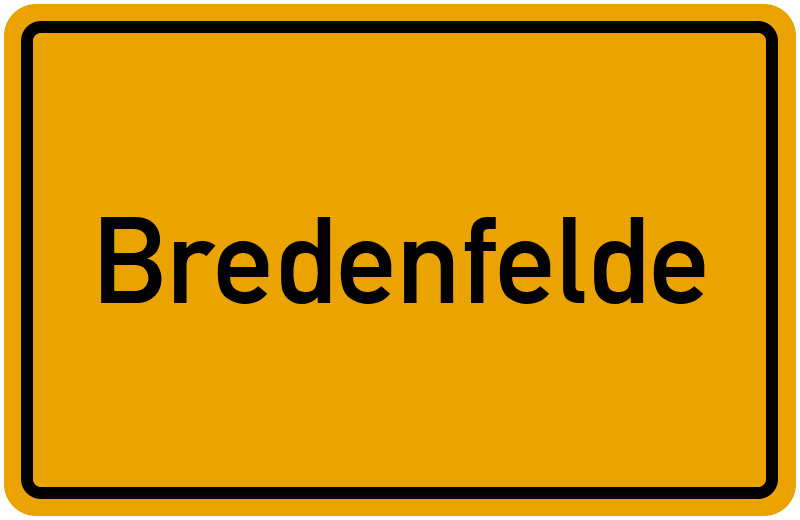 Ortsschild Bredenfelde