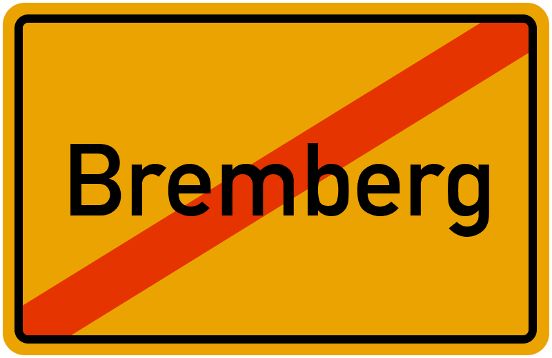 Ortsschild Bremberg