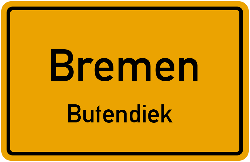Ortsschild Bremen