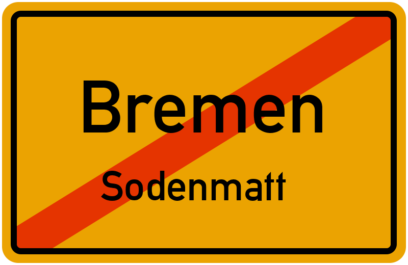 Ortsschild Bremen