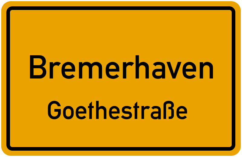 Ortsschild Bremerhaven