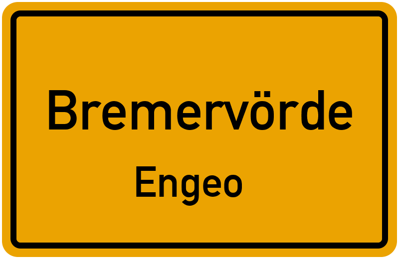 Ortsschild Bremervörde