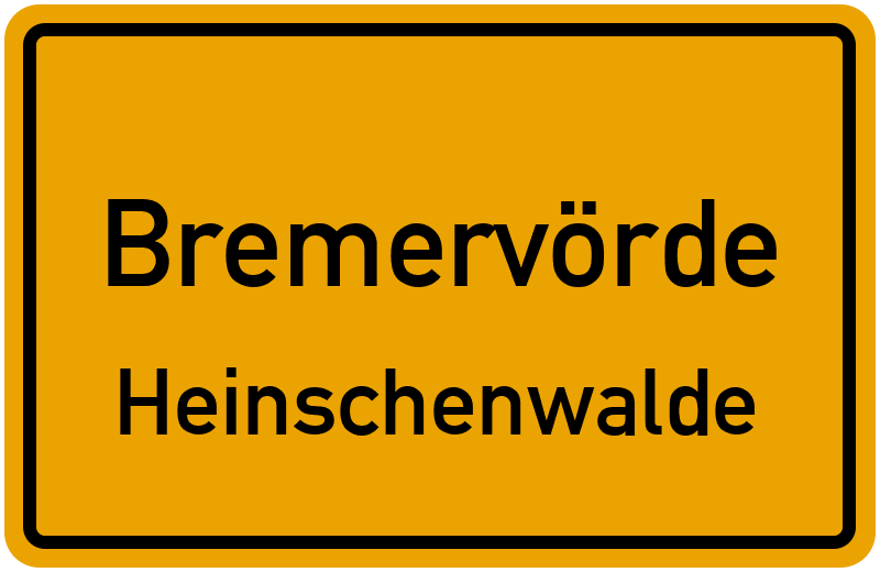 Ortsschild Bremervörde