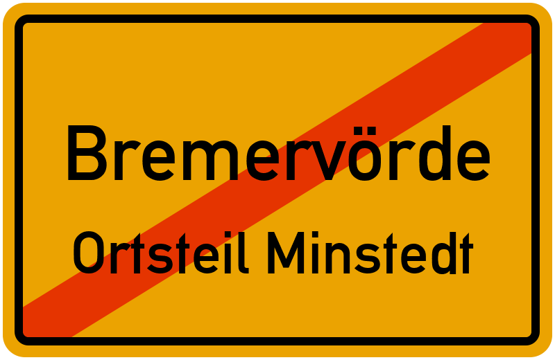 Ortsschild Bremervörde