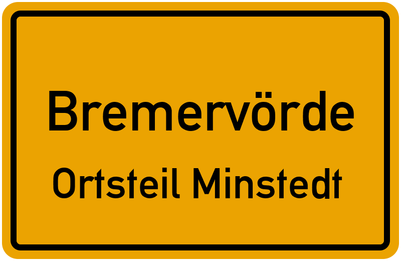 Ortsschild Bremervörde