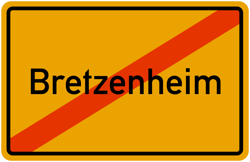 Ortsschild Bretzenheim