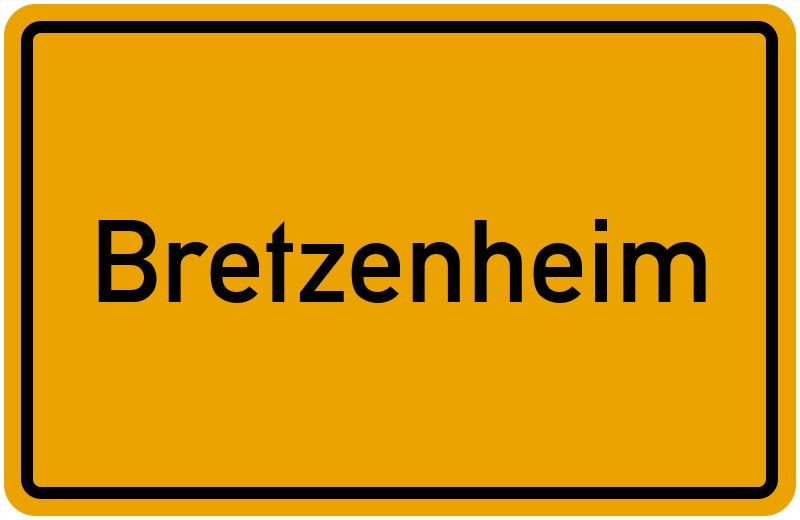 Ortsschild Bretzenheim