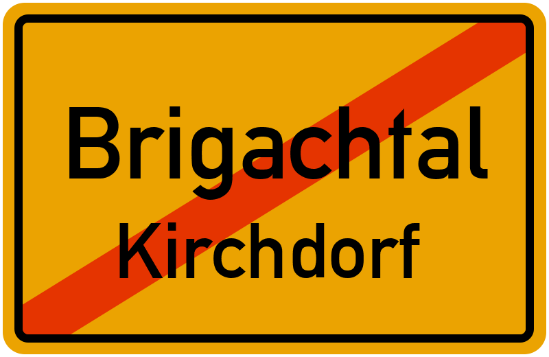 Ortsschild Brigachtal