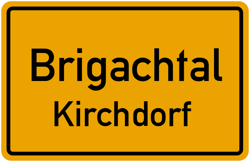 Ortsschild Brigachtal