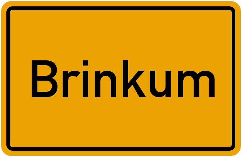 Ortsschild Brinkum