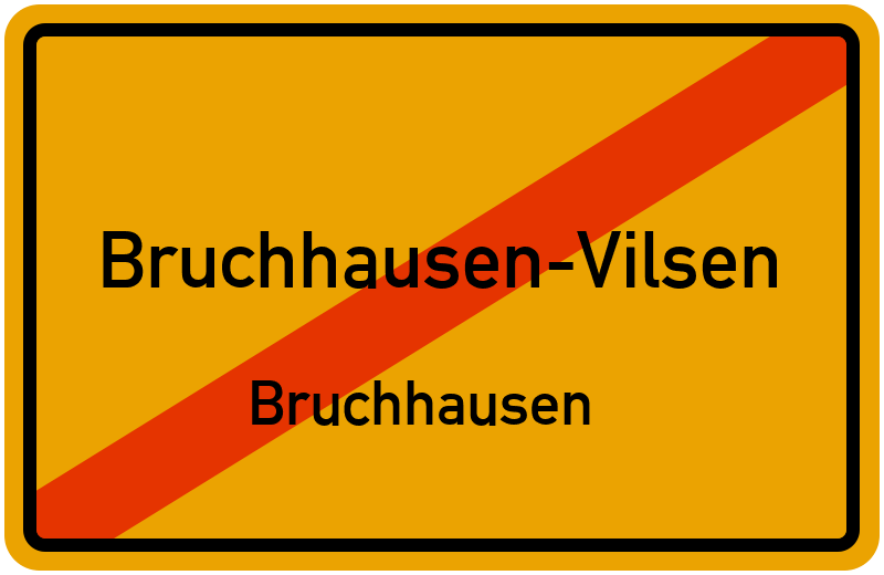 Ortsschild Bruchhausen-Vilsen
