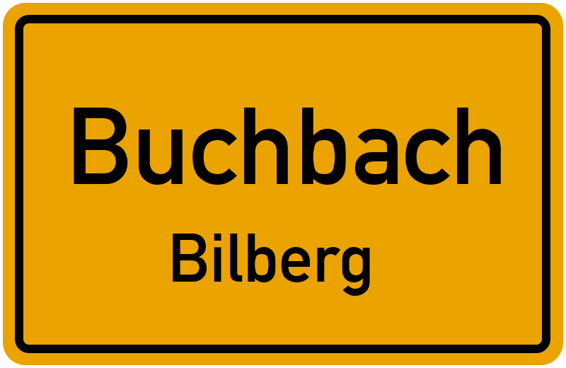 Ortsschild Buchbach