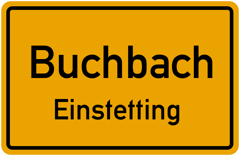 Ortsschild Buchbach