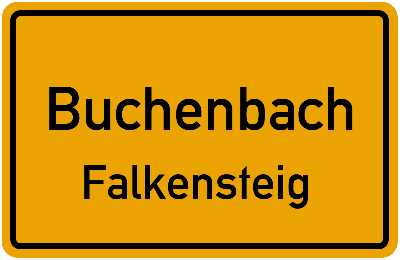Ortsschild Buchenbach