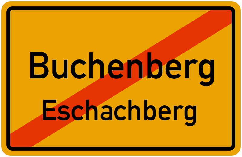 Ortsschild Buchenberg