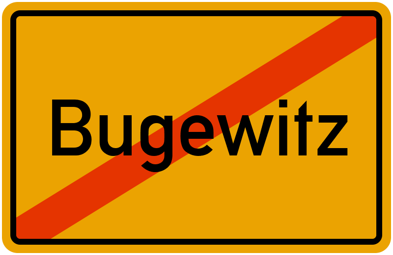 Ortsschild Bugewitz