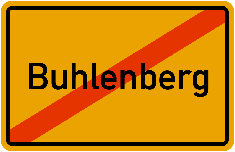 Ortsschild Buhlenberg