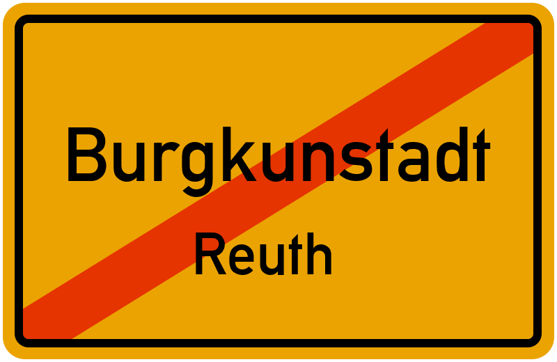 Ortsschild Burgkunstadt
