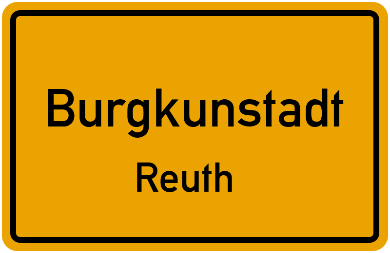 Ortsschild Burgkunstadt