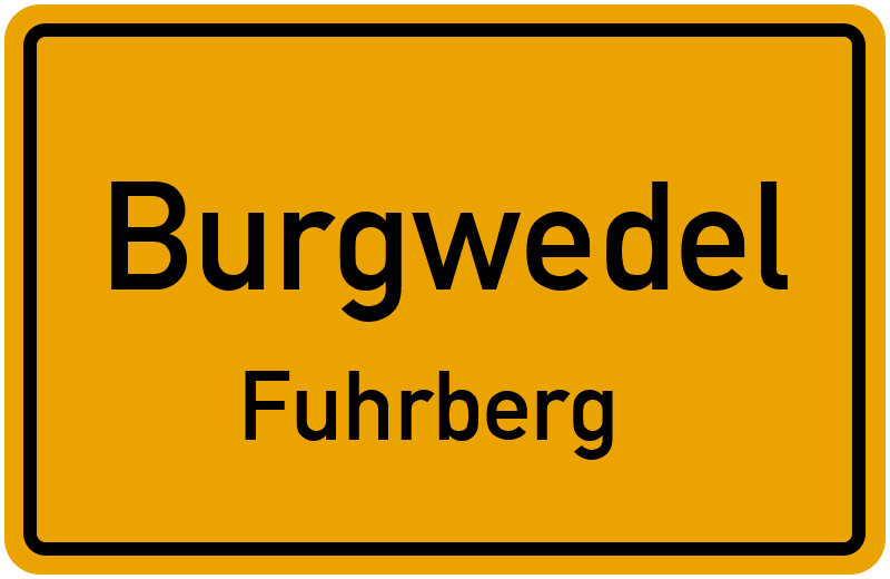 Ortsschild Burgwedel
