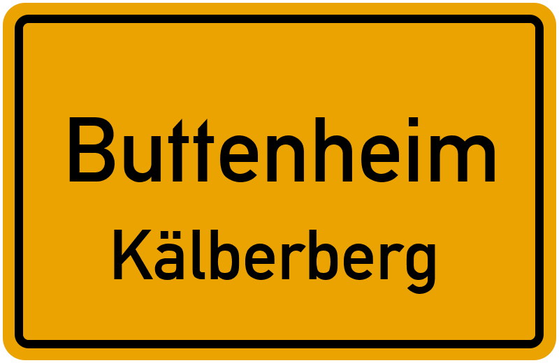 Ortsschild Buttenheim