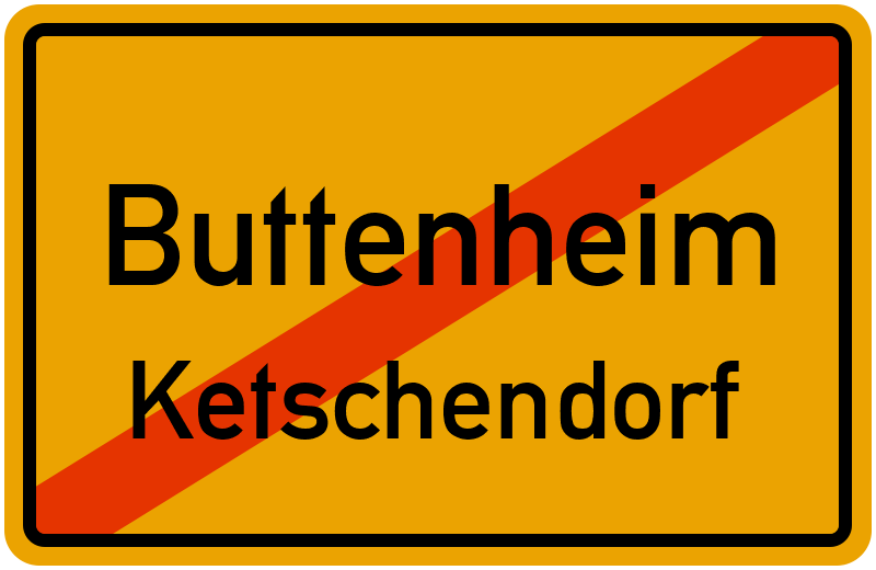Ortsschild Buttenheim