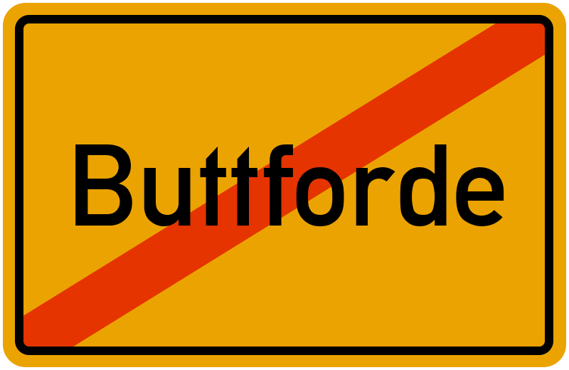 Ortsschild Buttforde