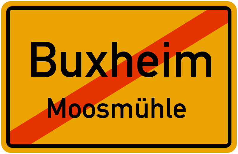 Ortsschild Buxheim