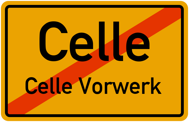 Ortsschild Celle