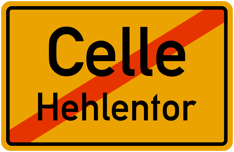 Ortsschild Celle