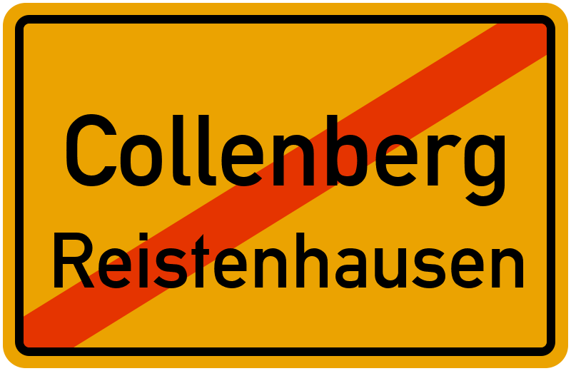 Ortsschild Collenberg